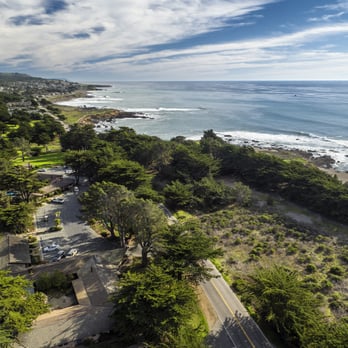 Oceanpoint Ranch - South facing aerial view of Oceanpoint Ranch - Hotels Near Me - Cambria, California