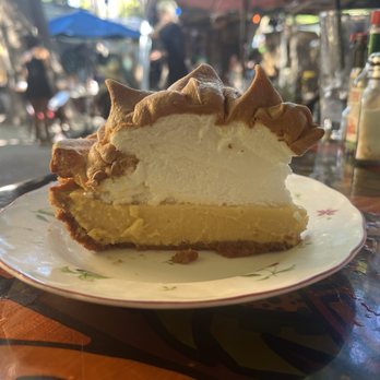 Blue Heaven - Famous key lime pie. We tried 5 on our trip and this was honestly my favorite. - Breakfast & Brunch Near Me - Key West, Florida