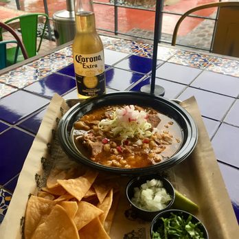 El Patron - Homemade pozole and a cerveza!? Why not - Tacos Near Me - Palm Springs, California El Patron - Homemade pozole and a cerveza!? Why not - Tacos Near Me - Palm Springs, California