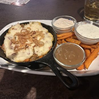 Elephant & Castle - Shepherd's Pie w/Sweet Potato Fries - British Near Me - Seattle, Washington Elephant & Castle - Shepherd's Pie w/Sweet Potato Fries - British Near Me - Seattle, Washington