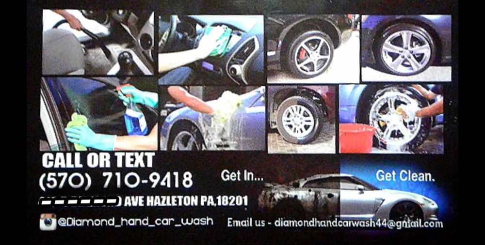 DIAMOND HAND CARE WASH Hazleton, Pennsylvania Car Wash Phone