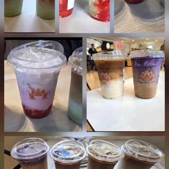 Lotus & Bean - Banana coffee / Pandan Coffee/ Strawberry Coconut Latte/Strawberry Pandan Cooler - Coffee & Tea Near Me - San Gabriel, California