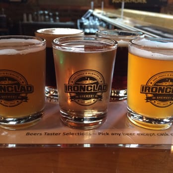 Ironclad Brewery - Making my own flight! - Breweries Near Me - Wilmington, North Carolina Ironclad Brewery - Making my own flight! - Breweries Near Me - Wilmington, North Carolina
