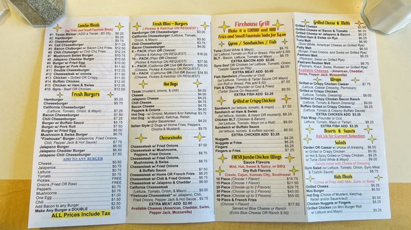 Menu photo 4 Firehouse Grill South Plainfield, NJ