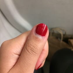 Tiffany Nails & Spa - Not so good. Have Two big lumps under the jel.