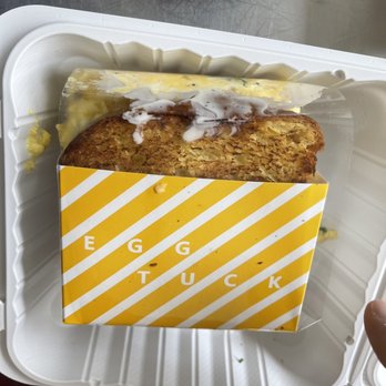 Egg Tuck - Original sandwich with wrapper - Breakfast & Brunch Near Me - Los Angeles, California Egg Tuck - Original sandwich with wrapper - Breakfast & Brunch Near Me - Los Angeles, California