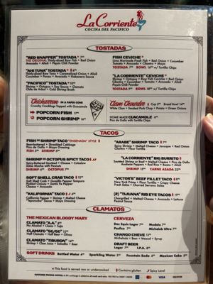 Menu photo 4 La Corriente Oceanside, CA Menu photo 4 La Corriente Oceanside, CA