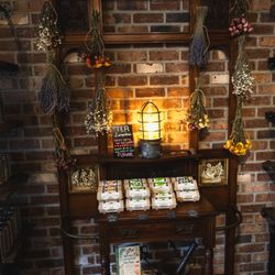 Mountain Rose Herbs Mercantile Seattle - Tea Sampler Set Display.