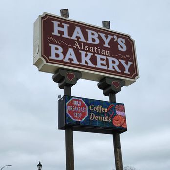 Haby's Alsatian Bakery - a sign for a bakery - Bakeries Near Me - Castroville, Texas