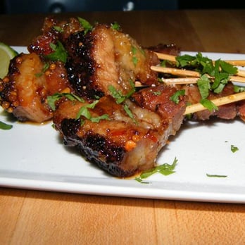 Laurel Tavern - Pork Belly Skewers - New American Near Me - Studio City, California