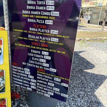 Quesa Loco - Menu - Tacos Near Me - Mt Dora, Florida
