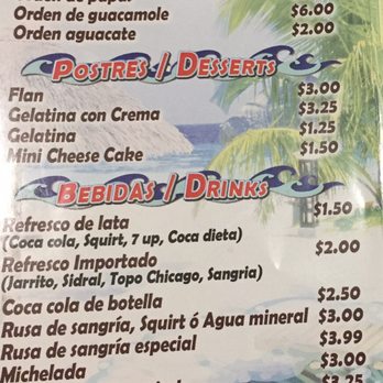 Camaron Vaquero - Menu 11/2016 - Mexican Near Me - Chicago, Illinois Camaron Vaquero - Menu 11/2016 - Mexican Near Me - Chicago, Illinois