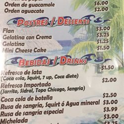Camaron Vaquero - Menu 11/2016