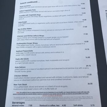 Table 29 Bistro & Bar - Lunch Menu Continued - American Near Me - American Canyon, California