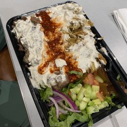 Halal Time - Combination plate of lamb and chicken over rice