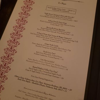 Deuxave - Menu - starters - New American Near Me - Boston, Massachusetts