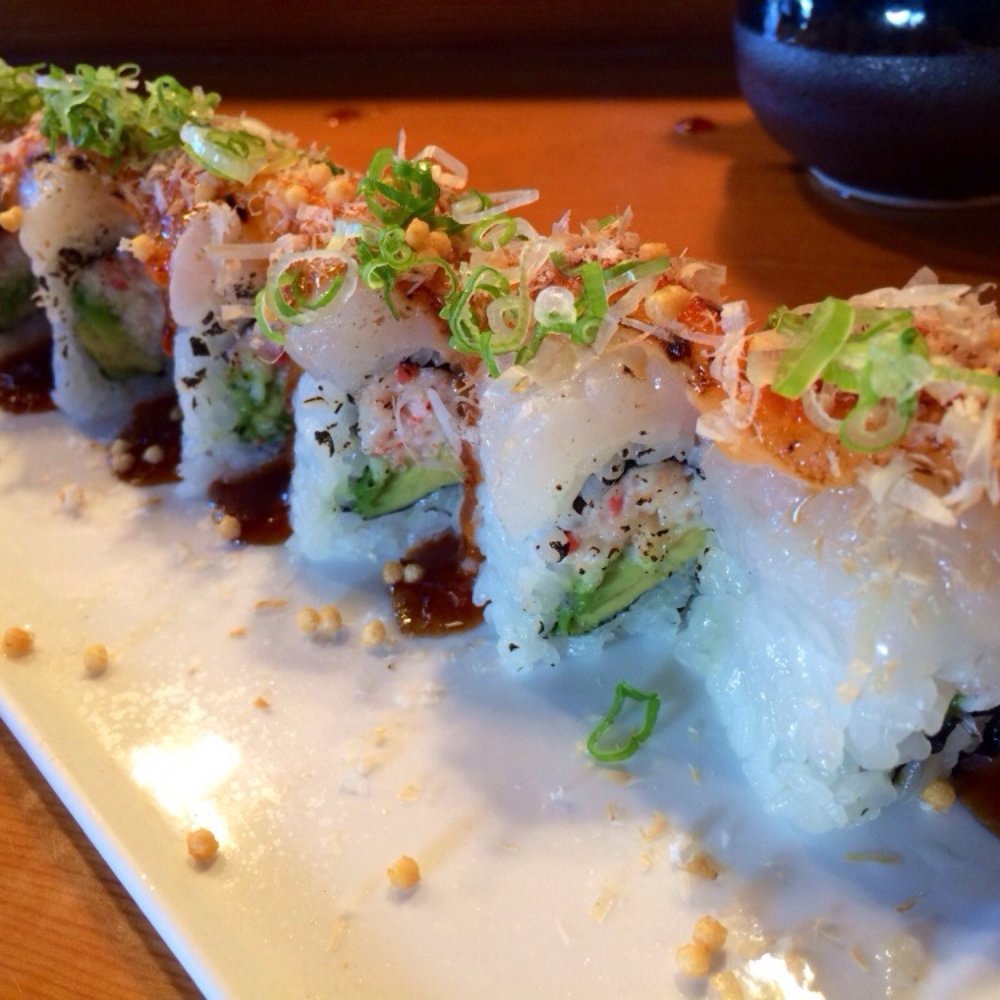Hamano Sushi - Burning Man: crab, avocado, scallop & spicy mayo | $12.95 - Sushi Bars Near Me - San Francisco, California Hamano Sushi - Burning Man: crab, avocado, scallop & spicy mayo | $12.95 - Sushi Bars Near Me - San Francisco, California