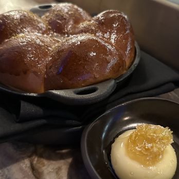 Garrison - Warm biscuits with honey butter - New American Near Me - Austin, Texas