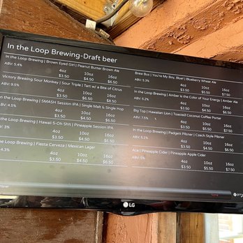 In The Loop Brewing - Menu - Breweries Near Me - Land O' Lakes, Florida