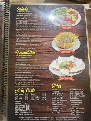 Menu photo 3 Flako’s Mexican Restaurant Rocky Face, GA