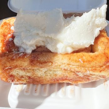 Rock & Roll Diner - Get the cinnamon roll with frosting - Diners Near Me - Oceano, California Rock & Roll Diner - Get the cinnamon roll with frosting - Diners Near Me - Oceano, California