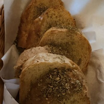 Estiatorio Plaka - Bread with oregano and olive oil - Greek Near Me - Baltimore, Maryland