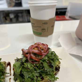 Lunakin Café - Ácida o toast and my latte. - Breakfast & Brunch Near Me - Las Vegas, Nevada