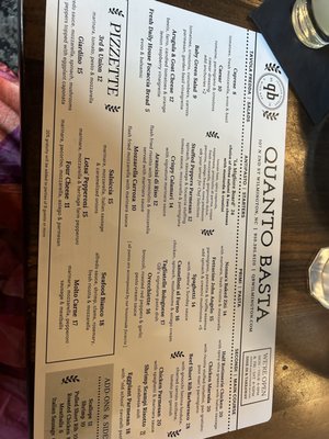 Menu photo 2 Quanto Basta Wilmington, NC Menu photo 2 Quanto Basta Wilmington, NC