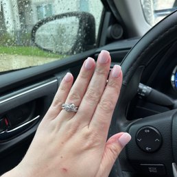 Dip manicure with Barely Pink