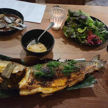 Small Barn - Our delicious Sea Bass... - New American Near Me - Temecula, California Small Barn - Our delicious Sea Bass... - New American Near Me - Temecula, California