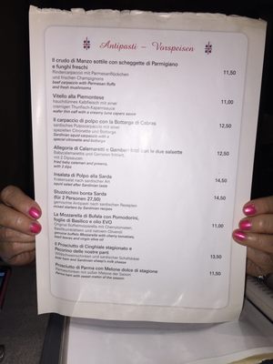 Menu photo 3 Ristorante La Sardegna Berlin, BE Menu photo 3 Ristorante La Sardegna Berlin, BE