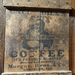 Old coffee sign Old coffee sign