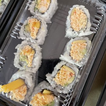 Crazy Rock'N Sushi - Mango Spicy California Roll - Sushi Bars Near Me - Glendale, California
