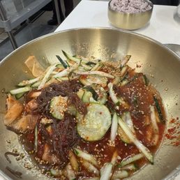 Spicy cold noodle was