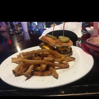 Main Street Pub - Cheeseburger (-1) Sliders & Shoestring Fries! - Sports Bars Near Me - LaGrange, Georgia Main Street Pub - Cheeseburger (-1) Sliders & Shoestring Fries! - Sports Bars Near Me - LaGrange, Georgia
