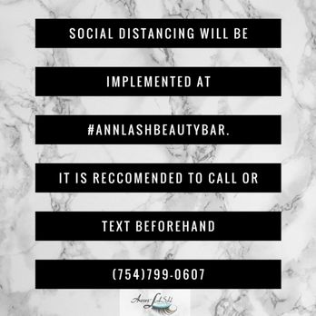 Ann Lash Beauty Bar - Social Distancing - Sugaring Near Me - Pompano Beach, Florida Ann Lash Beauty Bar - Social Distancing - Sugaring Near Me - Pompano Beach, Florida