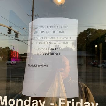 Tay's BBQ - a sign in the window of a restaurant - Barbeque Near Me - Pascagoula, Mississippi Tay's BBQ - a sign in the window of a restaurant - Barbeque Near Me - Pascagoula, Mississippi