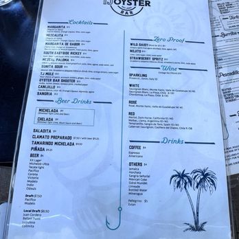 Tj Oyster Bar - Menú - Seafood Near Me - Chula Vista, California