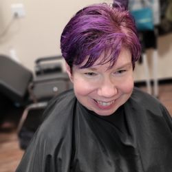 Hair Design 27 - Purple hair