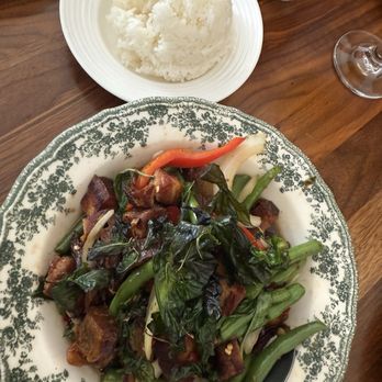 Peak - Crispy basil pork belly - Thai Near Me - Alameda, California
