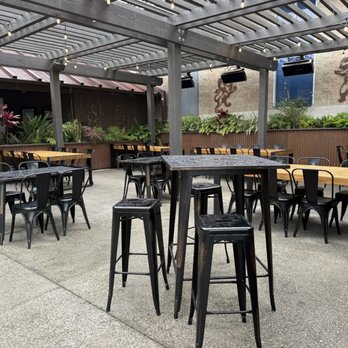 Firestone Walker Brewing- Buellton - Outside area is great on less wet days I bet! - Brewpubs Near Me - Buellton, California