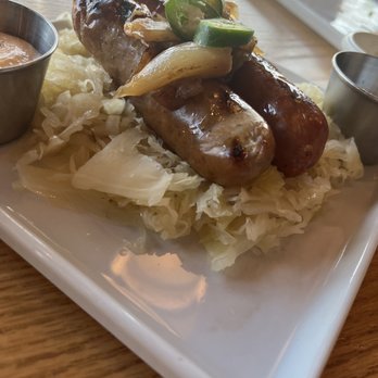 Blue Palms Brewhouse - Sausage Plate - Burgers Near Me - Northridge, California
