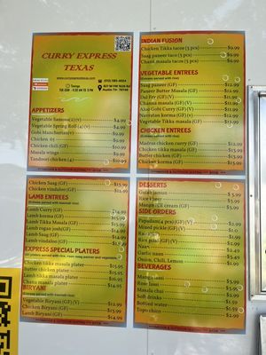Menu photo 4 Curry express Texas Manchaca, TX