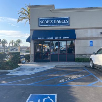 Noah's NY Bagels - Entrance and parking - Sandwiches Near Me - El Segundo, California Noah's NY Bagels - Entrance and parking - Sandwiches Near Me - El Segundo, California