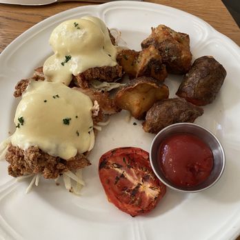 Honey Salt - Fried chicken benny - Canadian (New) Near Me - Vancouver, British Columbia Honey Salt - Fried chicken benny - Canadian (New) Near Me - Vancouver, British Columbia