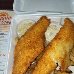 Sunshine Diner - Our famous fish and chips, best value than anywhere in owen sound
