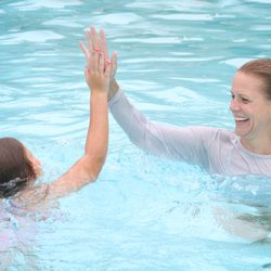 Hall Swim Academy - Our instructors are always offering positive reinforcement.