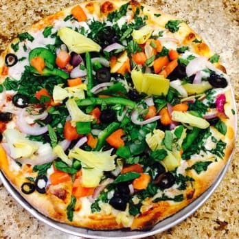 Riverboat Pizza - A personal vegetable pizza! Yumm! - Pizza Near Me - Savannah, Georgia