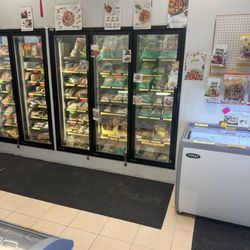 Real Vegetarian Food - Frozen mock meats and seafood - majority was vegan