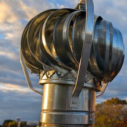 Chimney turbine cap